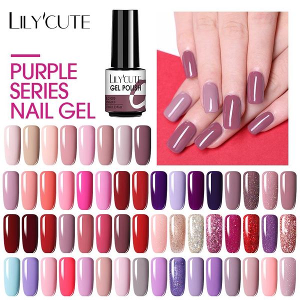 nail gel lilycute 7ml polish hybrid varnishes soak off uv all for semi permanent base art, Red;pink
nail gel lilycute 7ml polish hybrid varnishes soak off uv all for semi permanent base art, Red;pink