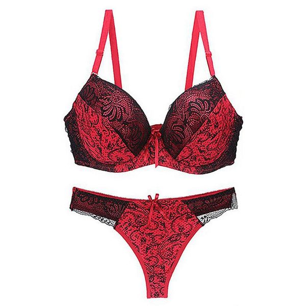 bras sets gather red women underwear set cotton brassiere deep v push up bra embroidery lace lingerie plus size, Red;black
bras sets gather red women underwear set cotton brassiere deep v push up bra embroidery lace lingerie plus size, Red;black