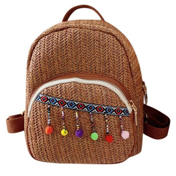 women backpack fashion parent-child outdoor woven hairball shoulder bag teenage girls bolsos mujer #t1g school bags
women backpack fashion parent-child outdoor woven hairball shoulder bag teenage girls bolsos mujer #t1g school bags