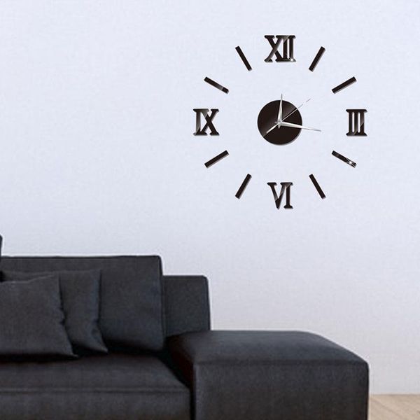 large diy wall clock acrylic mirror stickers roman number clocks for living room home office decor dss899
large diy wall clock acrylic mirror stickers roman number clocks for living room home office decor dss899