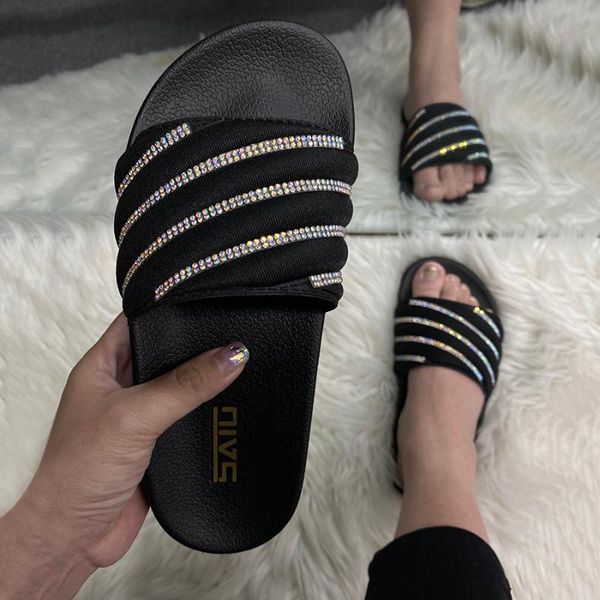 slippers summer comfortable rhinestone women fashionable wild outdoor plus size beach women's, Black
slippers summer comfortable rhinestone women fashionable wild outdoor plus size beach women's, Black