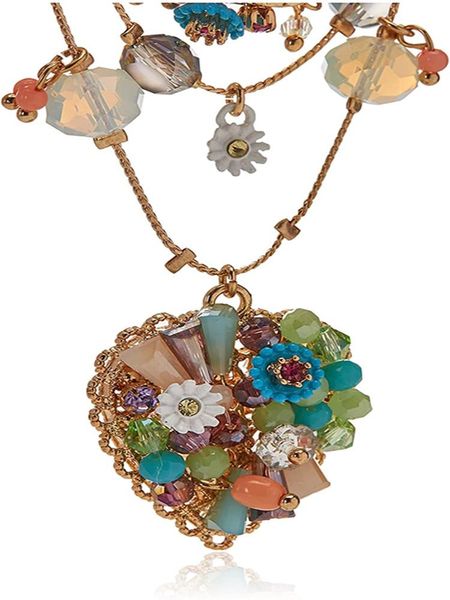 pendant necklaces vintage multi woven heart illusion necklace for women cute multicolor flower choker beads stone long jewlery, Silver
pendant necklaces vintage multi woven heart illusion necklace for women cute multicolor flower choker beads stone long jewlery, Silver