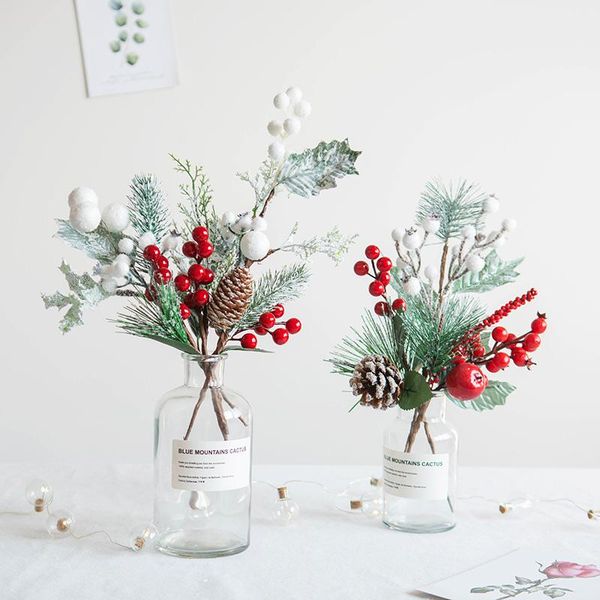 christmas decorations 6pcs berry artificial pine cone decoration fake flower branch diy home party
christmas decorations 6pcs berry artificial pine cone decoration fake flower branch diy home party