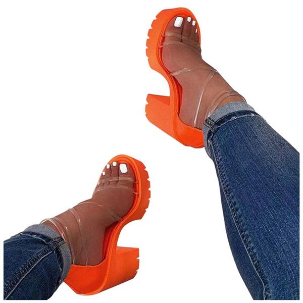 women's chunky heels zippered waterproof platform high shoes sandals# sandals, Black
