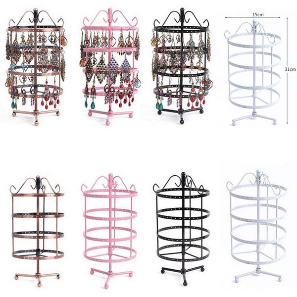 hooks & rails 4 layers 144 holes metal jewelry display shelf rotatting earring storage rack older worlde type organizer circle shape
hooks & rails 4 layers 144 holes metal jewelry display shelf rotatting earring storage rack older worlde type organizer circle shape