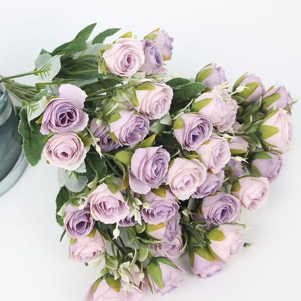 decorative flowers & wreaths 1 bunch of artificial rose bouquets for restaurant and living room wedding silk fabric roses
decorative flowers & wreaths 1 bunch of artificial rose bouquets for restaurant and living room wedding silk fabric roses