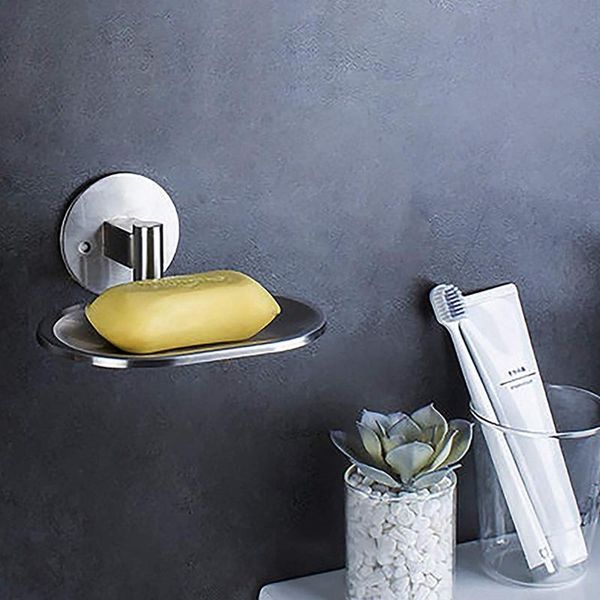 bathroom storage & organization soap dish stainless steel sponge holder with self draining rustproof adhesive wall mounted for shower
bathroom storage & organization soap dish stainless steel sponge holder with self draining rustproof adhesive wall mounted for shower