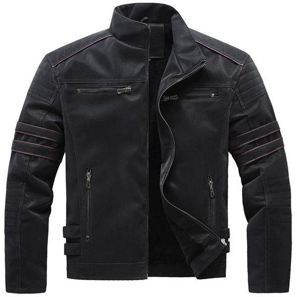 men's fur & faux autumn winter leather jackets motorcycle jacket male biker coats mens clothing eu size, Black
men's fur & faux autumn winter leather jackets motorcycle jacket male biker coats mens clothing eu size, Black