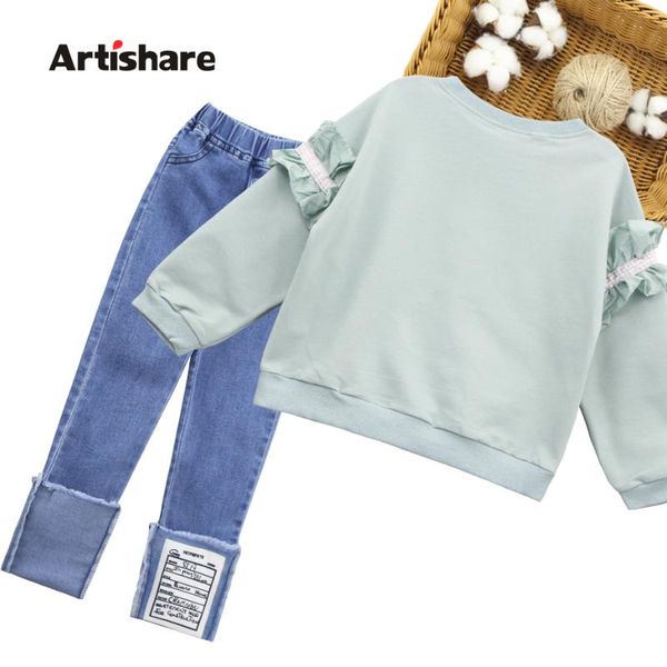 clothing sets teen girls sweatshirt + jeans letter costumes for spring autumn children's tracksuit 6 8 10 12 14, White
clothing sets teen girls sweatshirt + jeans letter costumes for spring autumn children's tracksuit 6 8 10 12 14, White