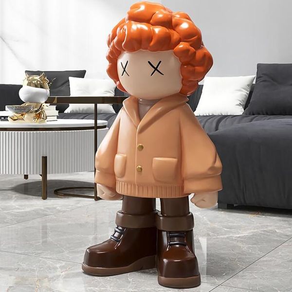 decorative objects & figurines nordic home decoration fashion doll resin statue modern cartoon art large floor sculpture shop ornaments figu
decorative objects & figurines nordic home decoration fashion doll resin statue modern cartoon art large floor sculpture shop ornaments figu