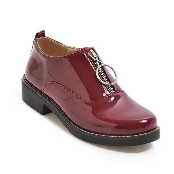 dress shoes leisure 19 years spring low with square front zipper large size 40-43 students joker single, Black
dress shoes leisure 19 years spring low with square front zipper large size 40-43 students joker single, Black