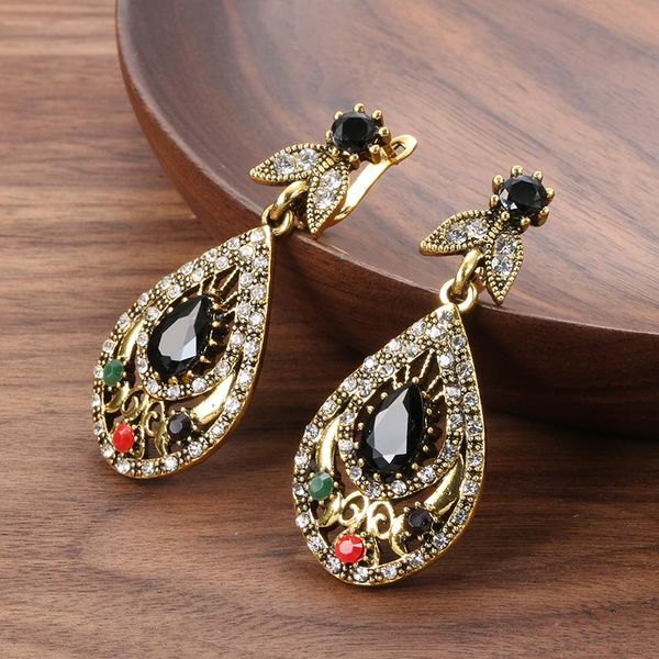 dangle & chandelier kinel boho big crystal flower earrings for women antique gold color black stone ethnic bride wedding jewelry, Silver
dangle & chandelier kinel boho big crystal flower earrings for women antique gold color black stone ethnic bride wedding jewelry, Silver