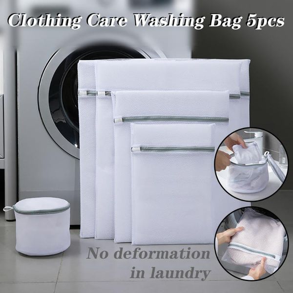 laundry bags 5pcs clothing machine wahsing bag foldable zipper women bra underwear care pouch net mesh basket for household storage
laundry bags 5pcs clothing machine wahsing bag foldable zipper women bra underwear care pouch net mesh basket for household storage