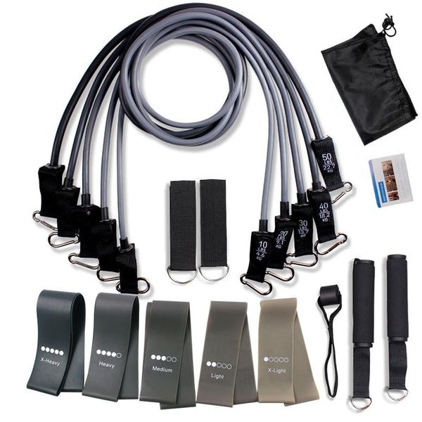 resistance bands 16 pcs/set fitness 200lb gradient black men training belt yoga pull rope gym equipment elastic tube
resistance bands 16 pcs/set fitness 200lb gradient black men training belt yoga pull rope gym equipment elastic tube