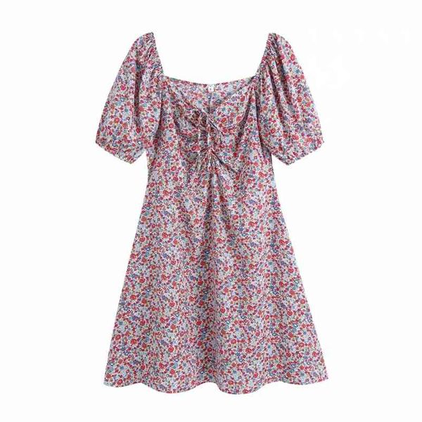 summer women square collar drawstring printed mini dress female puff sleeve clothes casual lady loose vestido d7699 210430, Black;gray
summer women square collar drawstring printed mini dress female puff sleeve clothes casual lady loose vestido d7699 210430, Black;gray
