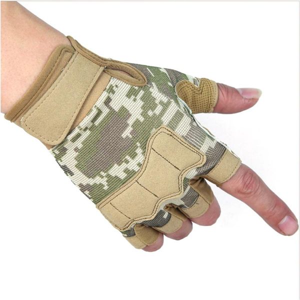 outdoor gloves half finger military camouflage combat tactical hunting camping hiking paintball soldier shoot cycling, Black
outdoor gloves half finger military camouflage combat tactical hunting camping hiking paintball soldier shoot cycling, Black
