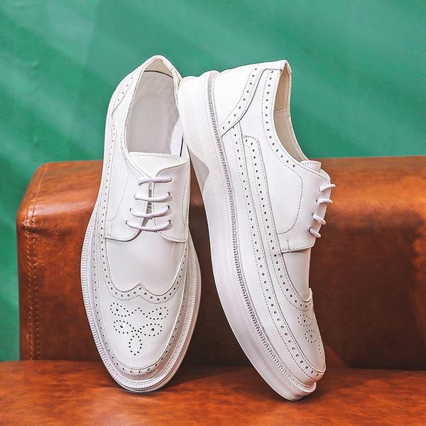 dress shoes 2021oxford fashion brogue men leather formal man comfortable office party footwear, Black
dress shoes 2021oxford fashion brogue men leather formal man comfortable office party footwear, Black