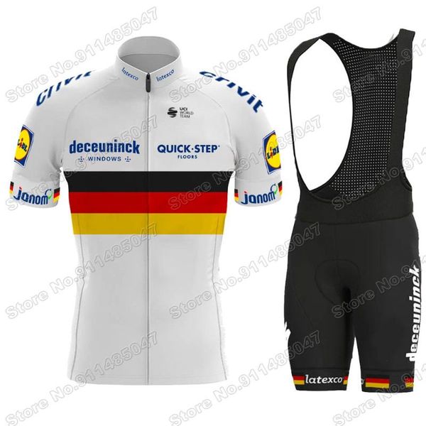 racing sets quick step 2021 cycling jersey set germany short sleeve shirt road bike sport shorts bib wear maillot ropa clothing, Black;blue
racing sets quick step 2021 cycling jersey set germany short sleeve shirt road bike sport shorts bib wear maillot ropa clothing, Black;blue