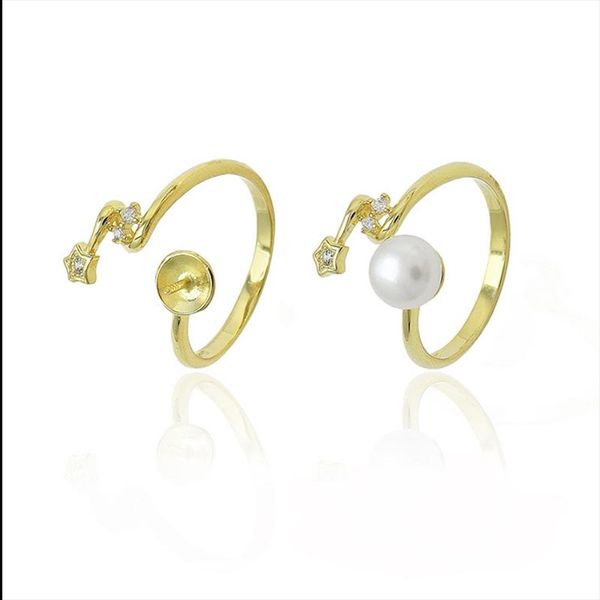 cluster rings meibapj natural freshwater pearl opening ring real 925 sterling silver fine wedding jewelry for women, Golden;silver
cluster rings meibapj natural freshwater pearl opening ring real 925 sterling silver fine wedding jewelry for women, Golden;silver
