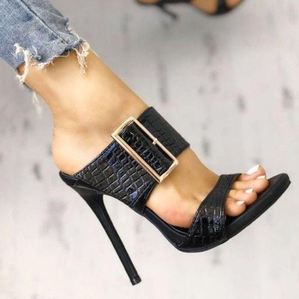 fashion gladiator summer pu women sandals thin high heels slip-on opinted toe black dress size 35-42 slippers
fashion gladiator summer pu women sandals thin high heels slip-on opinted toe black dress size 35-42 slippers