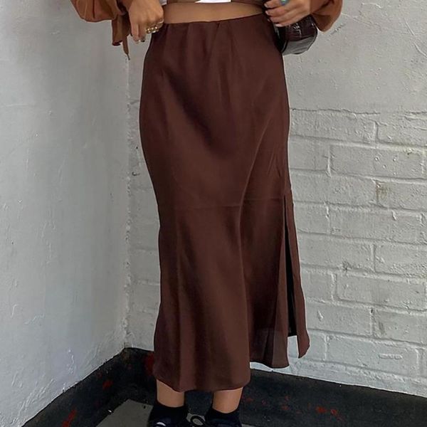 skirts women skirt solid color slit hem polyester high waist loose long for office fashion lady 2021, Black
skirts women skirt solid color slit hem polyester high waist loose long for office fashion lady 2021, Black
