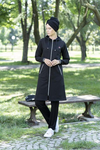 two piece dress hijab tracksuit, tracksuit set for muslim women, long sweatsuit with hooded and pants, plus size clothing, White
two piece dress hijab tracksuit, tracksuit set for muslim women, long sweatsuit with hooded and pants, plus size clothing, White