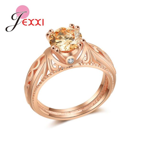 wedding rings jexxi fashion rose gold ring for women cubic zirconia engagement zircon jewelry bague anillos mujer aneis, Slivery;golden
wedding rings jexxi fashion rose gold ring for women cubic zirconia engagement zircon jewelry bague anillos mujer aneis, Slivery;golden