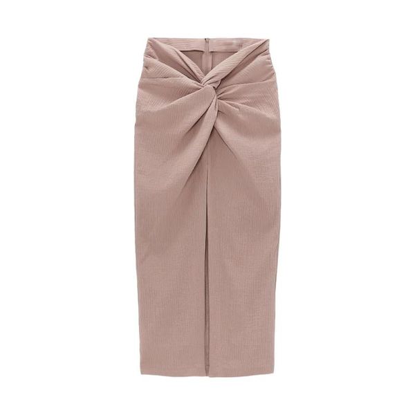 skirts 2021 spring women's pure color wild thin package hip slit high waist texture knotted midi skirt, Black
skirts 2021 spring women's pure color wild thin package hip slit high waist texture knotted midi skirt, Black