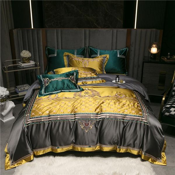bedding sets luxury high precision embroidery egyptian cotton royal set satin silky duvet cover bed sheet or bedspread pillowcases
bedding sets luxury high precision embroidery egyptian cotton royal set satin silky duvet cover bed sheet or bedspread pillowcases