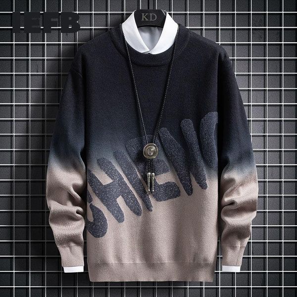 men's sweaters ifeb casual sweater loose contrasting clothing 2021 winter word gradient color lapel pullovers ins trends warm, White;black
men's sweaters ifeb casual sweater loose contrasting clothing 2021 winter word gradient color lapel pullovers ins trends warm, White;black
