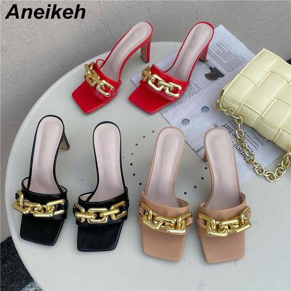 aneikeh 2021 new fashion novelty women summer thin heels ladies shoes slippers bling shallow party metal decoratio elegant sexy, Black
aneikeh 2021 new fashion novelty women summer thin heels ladies shoes slippers bling shallow party metal decoratio elegant sexy, Black