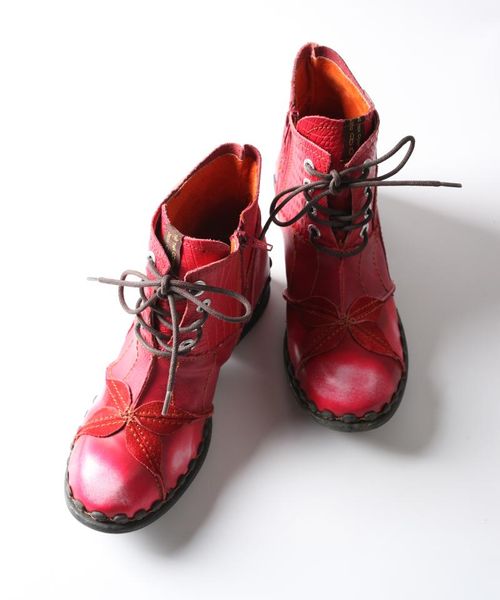 red genuine leather appliques fashion women ankle boots, Black
red genuine leather appliques fashion women ankle boots, Black