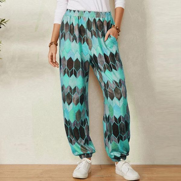 women's pants & capris ladies trousers retro geometric print casual women 2021 summer high waist red loose wide-leg home pajamas, Black;white
women's pants & capris ladies trousers retro geometric print casual women 2021 summer high waist red loose wide-leg home pajamas, Black;white