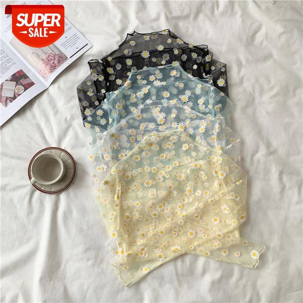 summer autumn women casual mesh pattern daisy flower printed blouse girls mesh shirts see through shirt for female #lp22, White
summer autumn women casual mesh pattern daisy flower printed blouse girls mesh shirts see through shirt for female #lp22, White