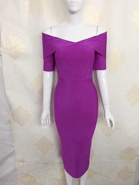 purple slash neck fashions short sleeves tight stretch cocktail dress bandage (h1805), Black;gray
purple slash neck fashions short sleeves tight stretch cocktail dress bandage (h1805), Black;gray