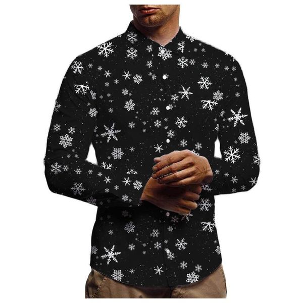 men's casual shirts 2021 men winter autumn long sleeve christmas deer print fashion cute shirt blouse turn down collar snowflakes, White;black
men's casual shirts 2021 men winter autumn long sleeve christmas deer print fashion cute shirt blouse turn down collar snowflakes, White;black