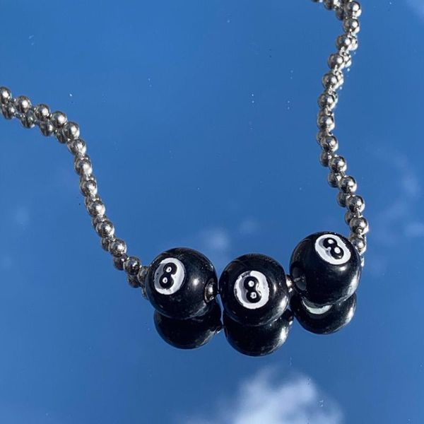 pendant necklaces 2021 vintage gothic figure 8 black ball necklace for women metal chain female korean fashion jewelry, Silver
pendant necklaces 2021 vintage gothic figure 8 black ball necklace for women metal chain female korean fashion jewelry, Silver