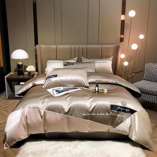 bedding sets luxury 13 colors embroidery satin cotton set duvet cover bed linen pillowcases fitted sheet home textile king
bedding sets luxury 13 colors embroidery satin cotton set duvet cover bed linen pillowcases fitted sheet home textile king