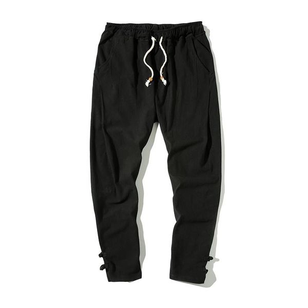 men's pants sinicism store man 5xl cotton harem mens jogger solid male traditional chinese frog button cloths trousers, Black
men's pants sinicism store man 5xl cotton harem mens jogger solid male traditional chinese frog button cloths trousers, Black