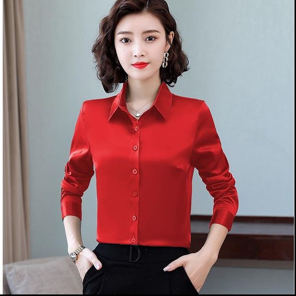 tingyili 4xl plus size women shirts satin silk long sleeve korean style elegant office ladies green red white
tingyili 4xl plus size women shirts satin silk long sleeve korean style elegant office ladies green red white