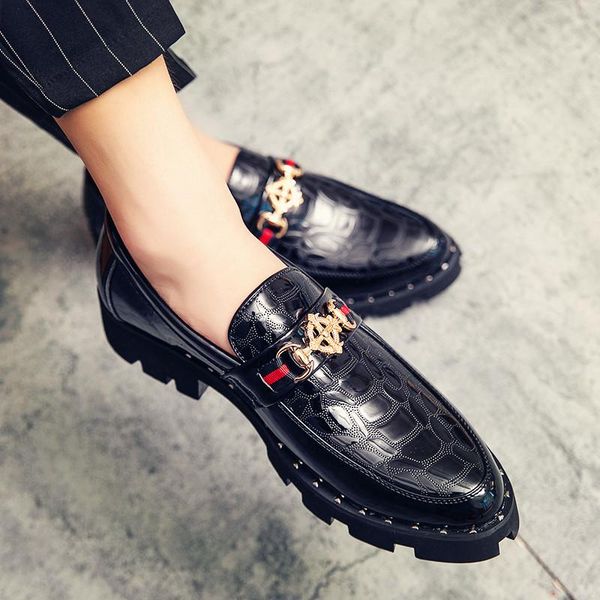 dress shoes genuine leather men casual slip on formal loafers moccasins male driving boat, Black
dress shoes genuine leather men casual slip on formal loafers moccasins male driving boat, Black