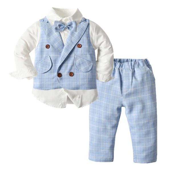 clothing sets toddler clothes for baby boys fashion outfits sky blue vest pants with shirt 4 pcs/set infant kids fall outerwear set 1-7 year, White
clothing sets toddler clothes for baby boys fashion outfits sky blue vest pants with shirt 4 pcs/set infant kids fall outerwear set 1-7 year, White