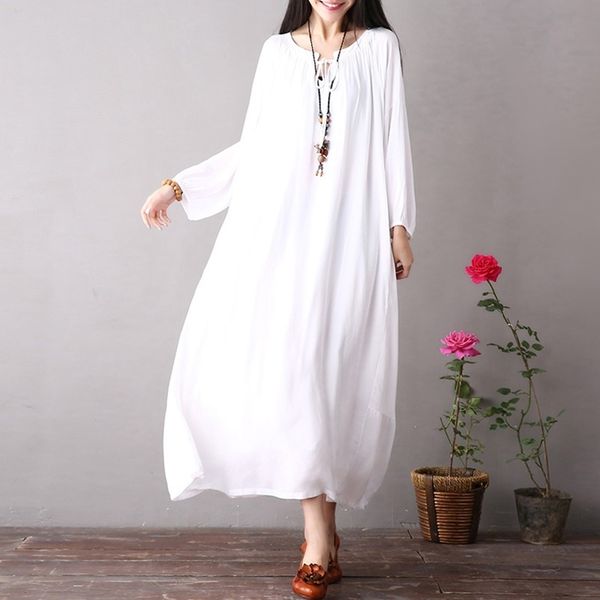 chinese style robe vintage femme 2021 spring loose vestido long sleeve solid color han chinese clothing sashe ao dai dress 10571, Red
chinese style robe vintage femme 2021 spring loose vestido long sleeve solid color han chinese clothing sashe ao dai dress 10571, Red