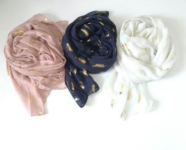 scarves 2021 fashion gold feather pattern foil scarf women long wrap shawl hjiab 3 color, Blue;gray
scarves 2021 fashion gold feather pattern foil scarf women long wrap shawl hjiab 3 color, Blue;gray