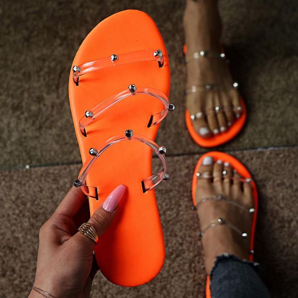 women slippers flat woman transparent belt sandals casual open toe beach shoes female fashion slides 2021 ladies outdoor, Black
women slippers flat woman transparent belt sandals casual open toe beach shoes female fashion slides 2021 ladies outdoor, Black