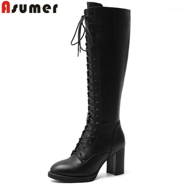 boots asumer 2021 arrival genuine leather shoes women knee high round toe heels dress woman autumn winter1, Black
boots asumer 2021 arrival genuine leather shoes women knee high round toe heels dress woman autumn winter1, Black