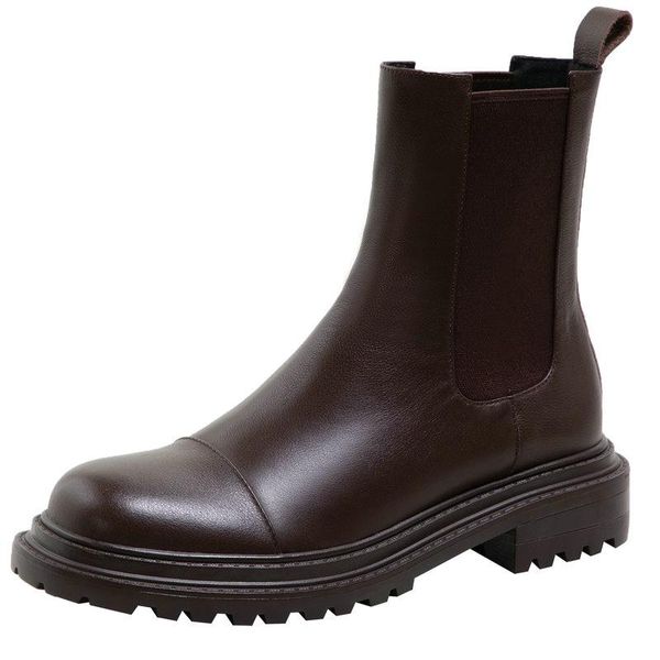 boots genuine leather basic autumn winter women ankle splicing round toe thick heels casual shoes woman, Black
boots genuine leather basic autumn winter women ankle splicing round toe thick heels casual shoes woman, Black