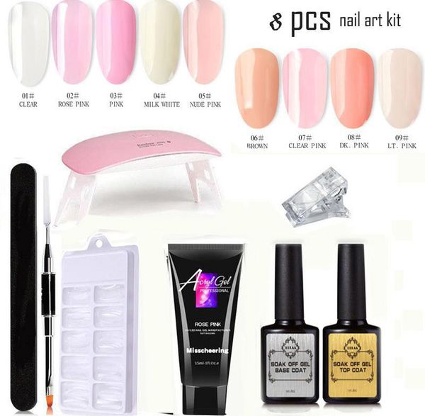 nail extension gel kit with uv led clipper files tips gel base coat coat all-in-one diy nail art tools for starter nail art kits ak0001
nail extension gel kit with uv led clipper files tips gel base coat coat all-in-one diy nail art tools for starter nail art kits ak0001