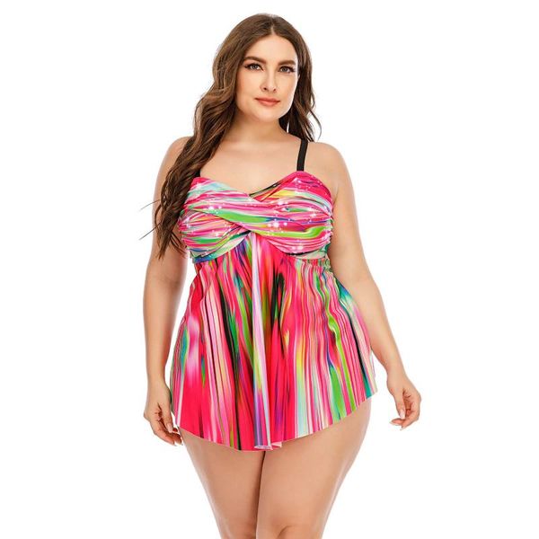 one-piece suits women's plus size rainbow twisted bandeau strap tankini set swimsuit
one-piece suits women's plus size rainbow twisted bandeau strap tankini set swimsuit