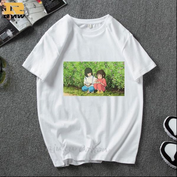 women t shirts spirit away studio ghibli chihiro miyazaki hayao no face totoro haku yubaba japanese cartoon anime men casual, White
women t shirts spirit away studio ghibli chihiro miyazaki hayao no face totoro haku yubaba japanese cartoon anime men casual, White
